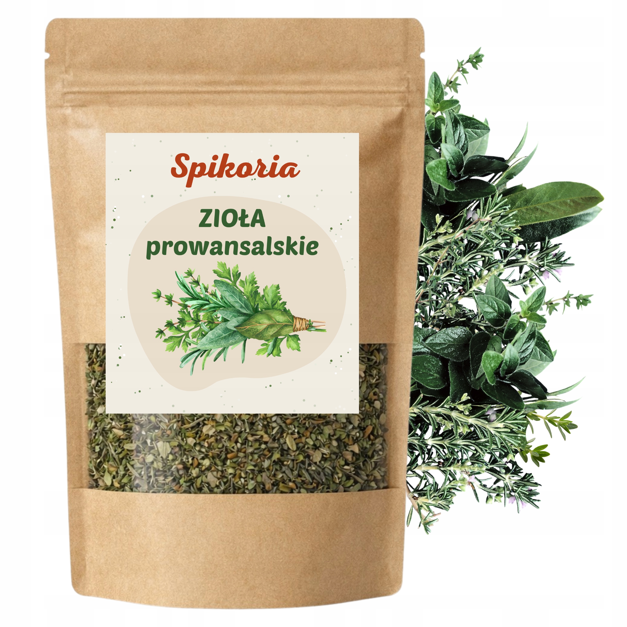 ZIOŁA PROWANSALSKIE 200g Naturalna mieszanka przyprawy aromatyczne Spikoria - obrazek 3