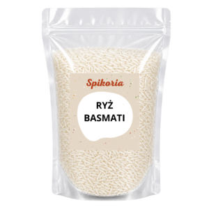RYŻ BASMATI 1 kg Długoziarnisty Naturalny biały wegański bez GMO Spikoria