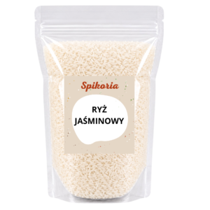 RYŻ JAŚMINOWY Naturalny Długoziarnisty Biały 1 kg Wegański Spikoria