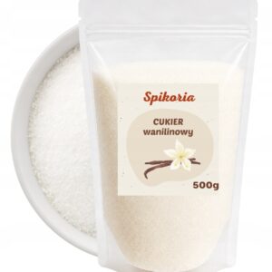 CUKIER WANILINOWY 500 g do ciast wypieków deserów Aromatyczny Spikoria