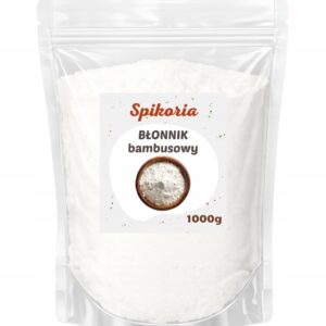 Błonnik Bambusowy 1 kg Mąka Bambusowa Wysokobłonnikowa Keto Do Wypieków
