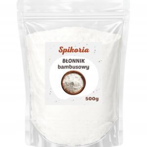 Błonnik Bambusowy 500 g Mąka Bambusowa Wysokobłonnikowa Keto Do Wypieków
