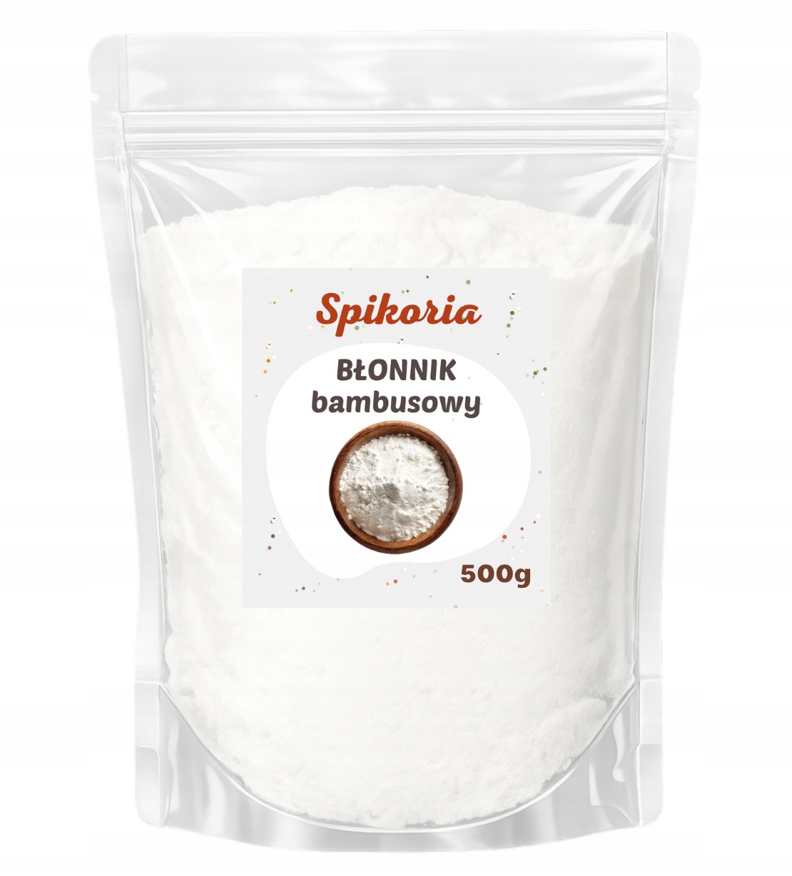 Błonnik Bambusowy 500 g Mąka Bambusowa Wysokobłonnikowa Keto Do Wypieków