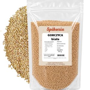GORCZYCA BIAŁA 250 g ziarno całe naturalna przyprawa wysoka jakość Spikoria