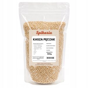 KASZA JĘCZMIENNA PĘCZAK 1 kg Naturalna Tradycyjna Do Zup i Gulaszu Spikoria